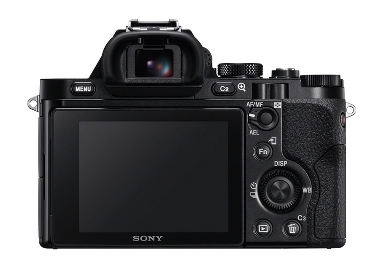 Sony Alpha 7. Вид сзади